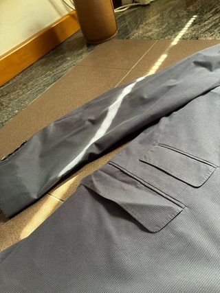 Americana LOEWE gris raya diplomática