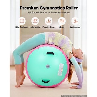 Rodillo de aire para gimnasia 120x75cm, colchoneta