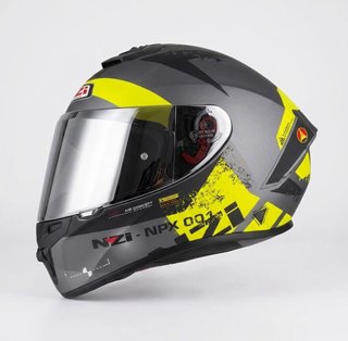 Casco Nzi trendy canadian+ pantalla plata