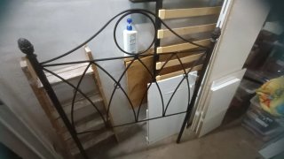 Cabezal cama hierro forjado 90 cm