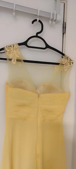 Vestido largo amarillo invitada boda