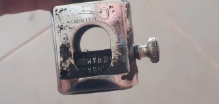 Matasellos antiguo Caballero