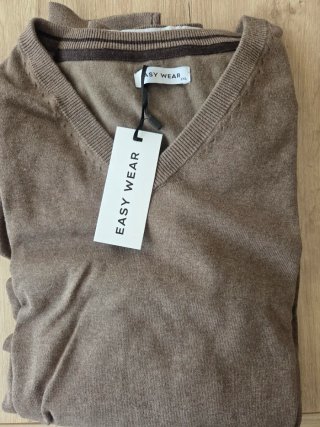 Jersey Easy Wear hombre cuello pico XXL