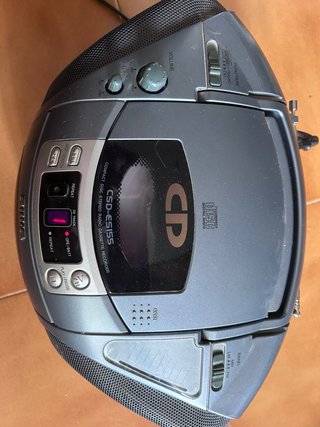 Radio CD/Cassette Aiwa Retro Gris/Plata