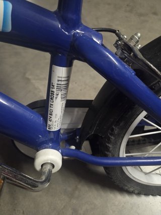 Bicicleta infantil azul