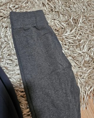 3 leggins cinzentos Xs
