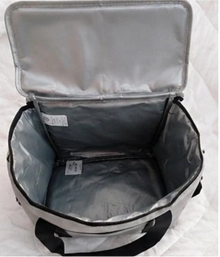 Bolsa térmica portátil con asa y correa – Nevera