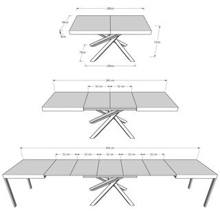 Tavolo design con 4 sedute