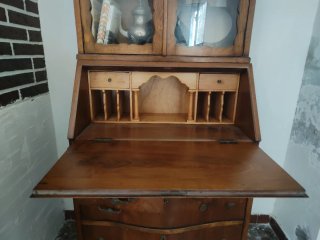 Mueble Secreter Madera Nogal