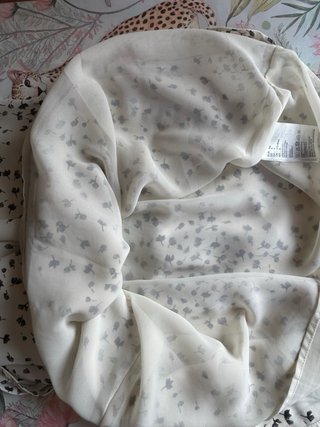 Abito midi smanicato H&M bianco e nero. No stiro