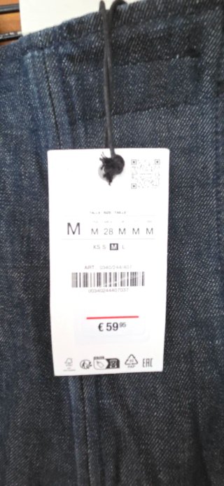 Pantalón Zara Pata Elefante Talla M