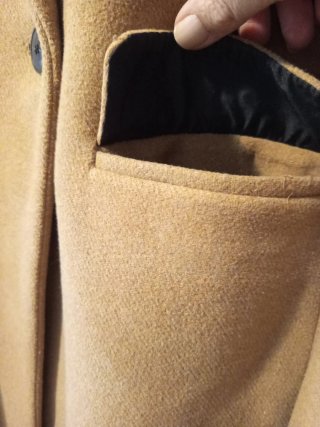 Abrigo Zara Camel Talla M