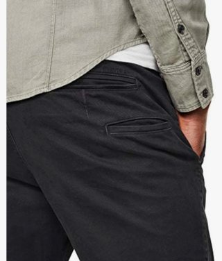 Pantalones Chinos Slim G-Star RAW Negros