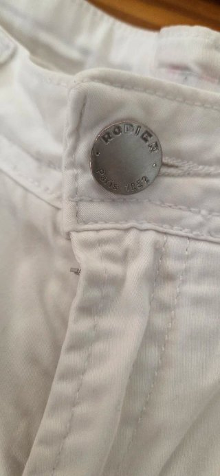 Pantalón recto Rodier blanco