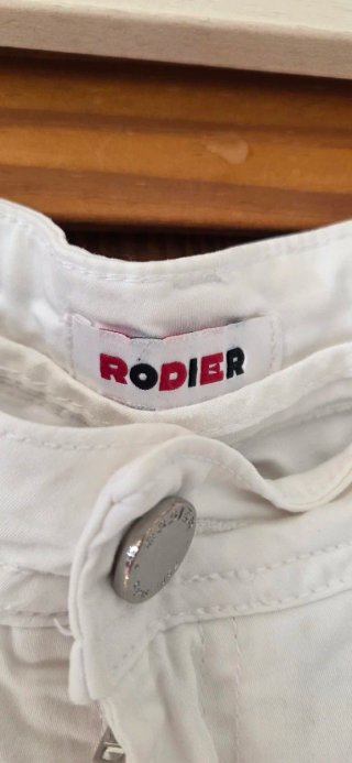 Pantalón recto Rodier blanco