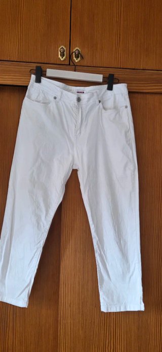Pantalón recto Rodier blanco