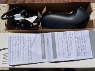 Nintendo Wii Nunchuk Nero Kuro Originale Giappones