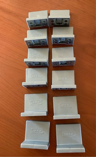 Set 18 Staffe Supporto Ikea