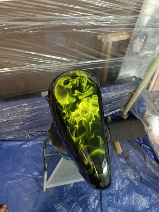 Reparación y pintura de motos