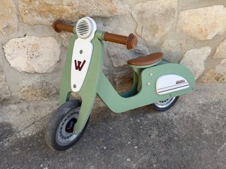 Moto bici infantil madera