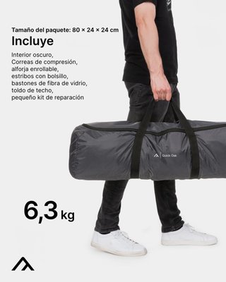 Tienda de campaña Qeedo 3 personas