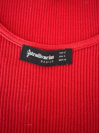 Body rojo de tirantes