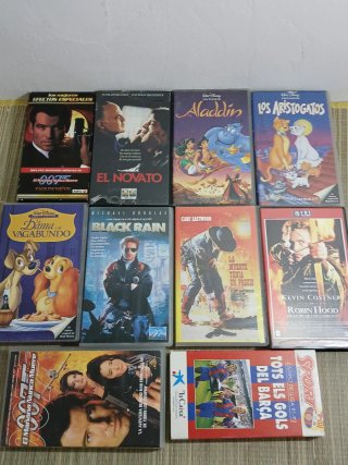 Lote 10 Cintas VHS Películas Varias
