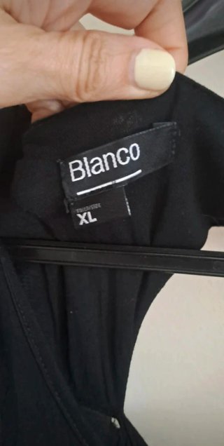 Vestido Blanco Negro Gris Talla XL
