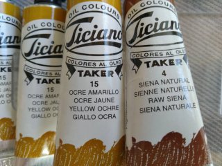 Lote 9 Pinturas Óleo Titan