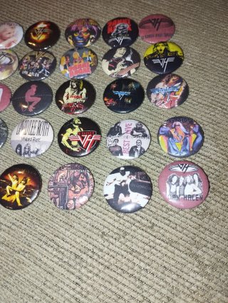 Lote van Halen pins heavy rock