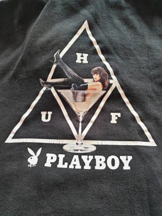 Sudadera Playboy x HUF Negra Talla S