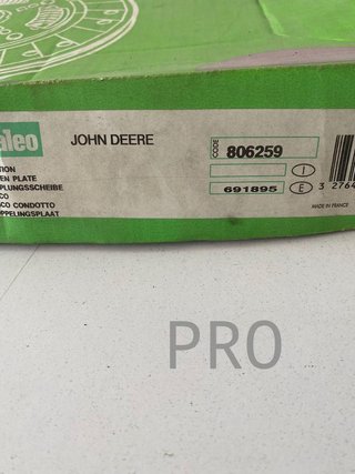 Disco Embrague tractor John Deere 806259