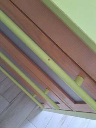 Cómoda infantil Trama madera y cristal