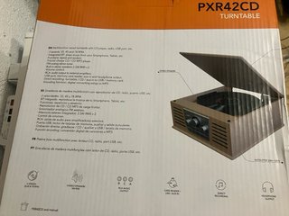 TOCADISCOS BLUETOOTH SUNTECH PXR42CD MADERA