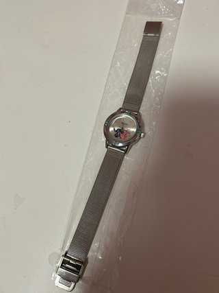 Reloj plata con Stitch