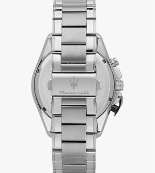 Reloj Maserati Cronógrafo Negro y Plateado