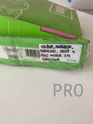 Kit embrague Talbot 003354 nuevo