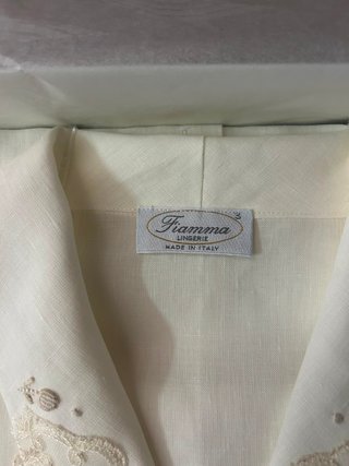 Camicia da Notte Donna Fiamma Lino Bellora Clinica