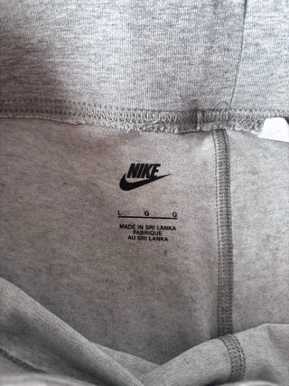 Mallas Nike Grises Mujer