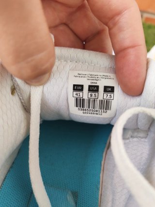 Zapatillas deportivas mujer blancas y amarillas