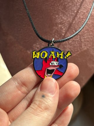 Collana Crash Bandicoot Vintage Videogame Unisex