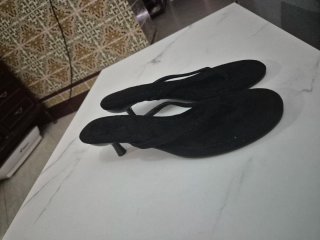 Sandalias Negras Tacón