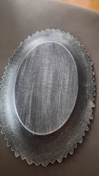 Bandeja ovalada decorativa 45x25cm