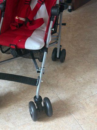 Carrito Gemelar Maclaren Rojo