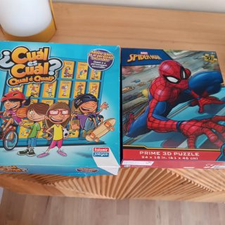 REGALO¿Cuál es Cuál? y Puzzle Spiderman