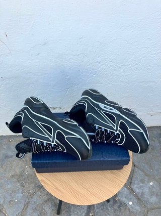 Christian Dior B22 Zapatillas Negras Blancas