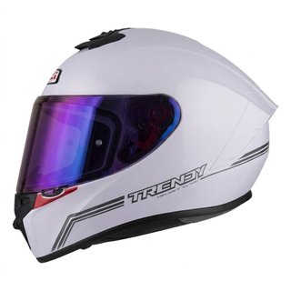 Casco NZI Trendy 2 Blanco + Pantalla Iridium