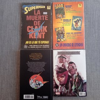 Cómics Marvel y DC · Avengers, Superman, Star Wars