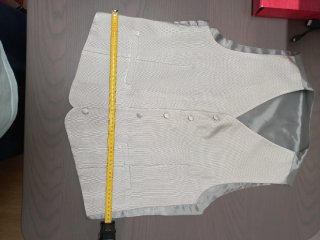 Chaquetín y corbata gris 1 solo uso,la boda. Nuevo