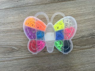 Kit de gomas para pulseras mariposa